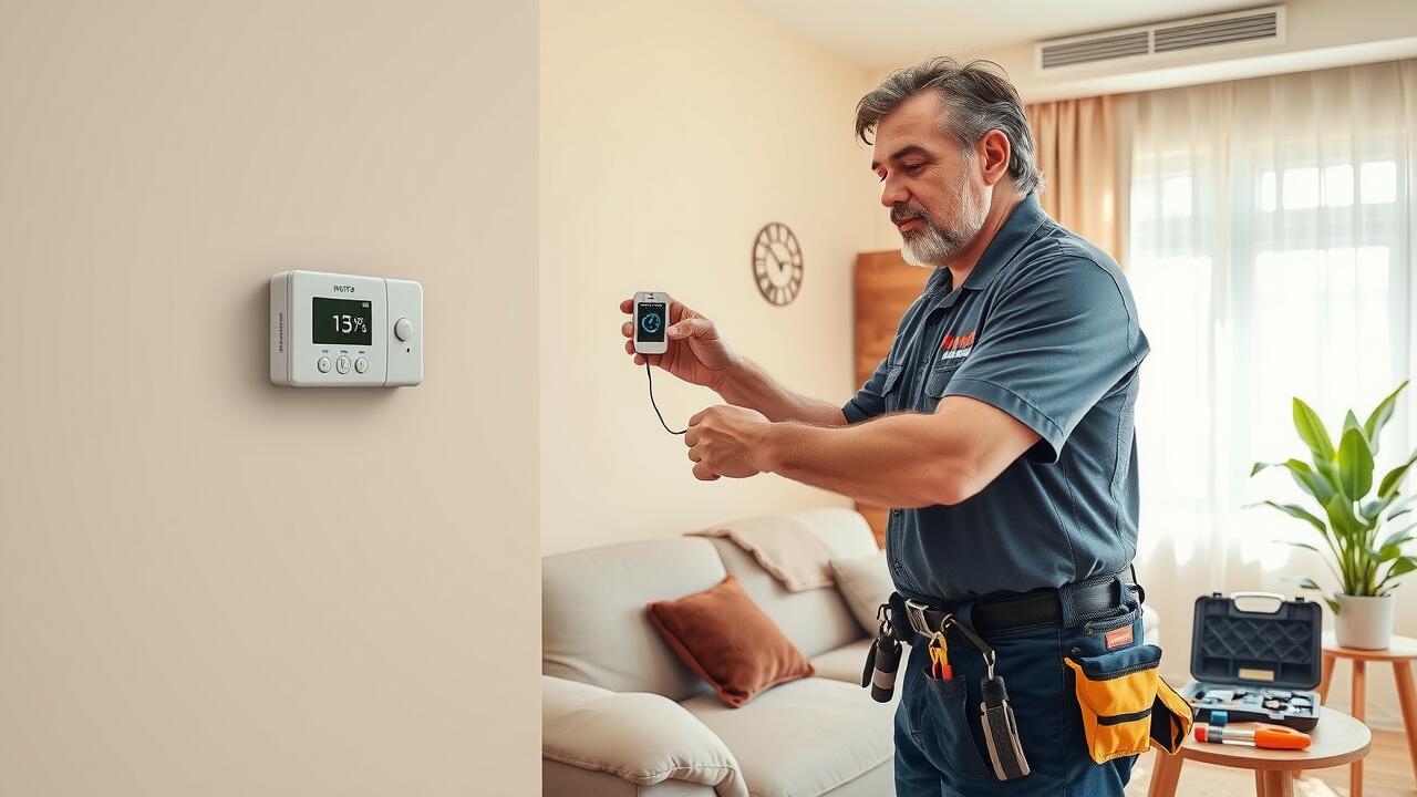 How much do they charge to install a thermostat?
